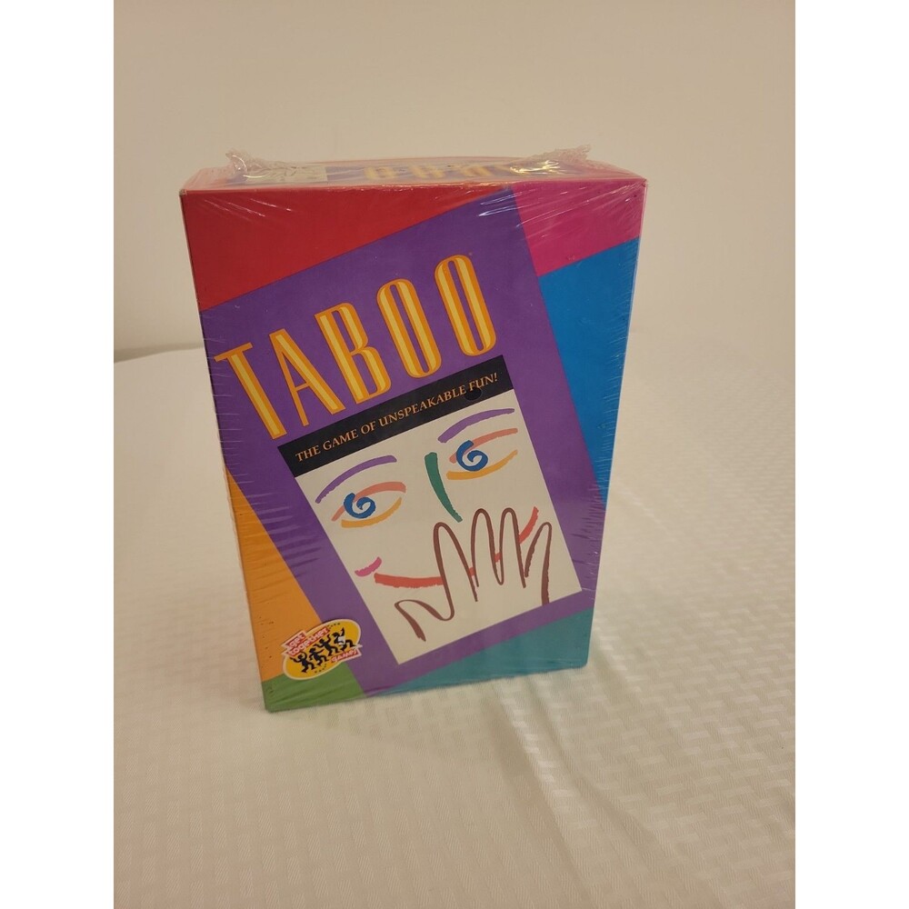 VTG TABOO Board Game Unspeakable Fun 100% New Sealed Year 2000
